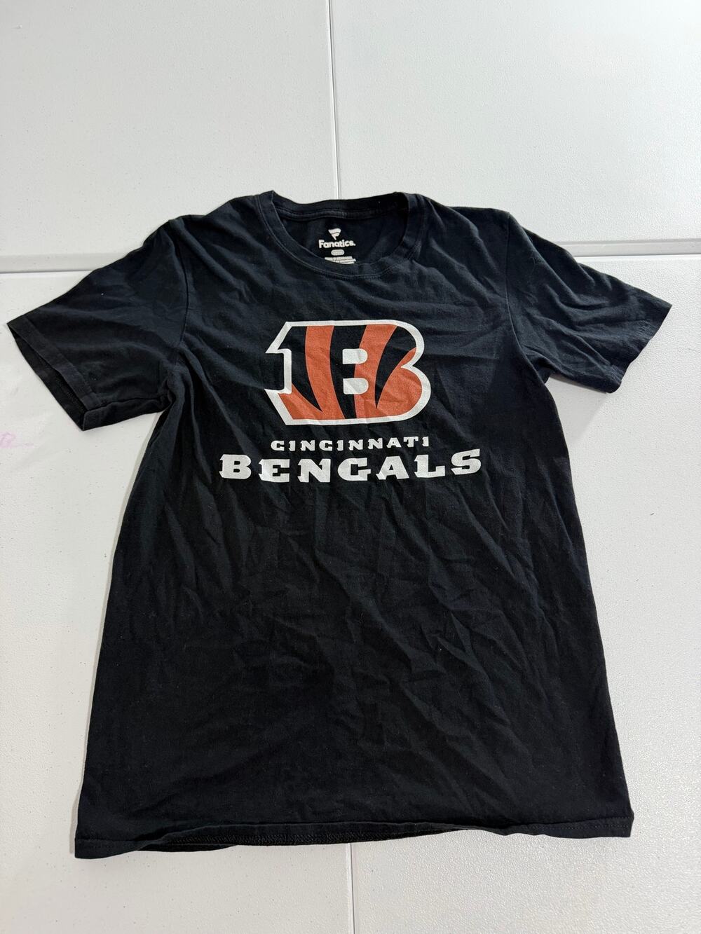 Fanatics Joe Burrow #9 Cincinnati Bengals Mens S Black NFL QB Tee Short Sleeve